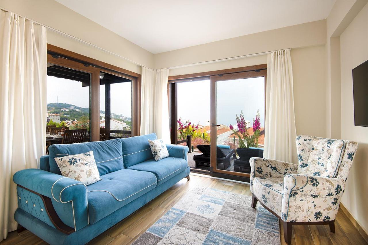 Bodrum Sea View Villa With Access To Private Beach Bogazici ภายนอก รูปภาพ